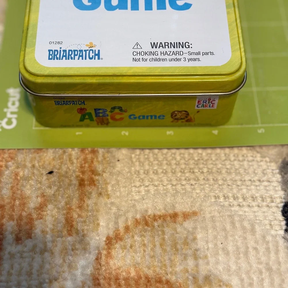The World of Eric Carle ABC Game Tin Briarpatch Educational Learning for Kids 3+